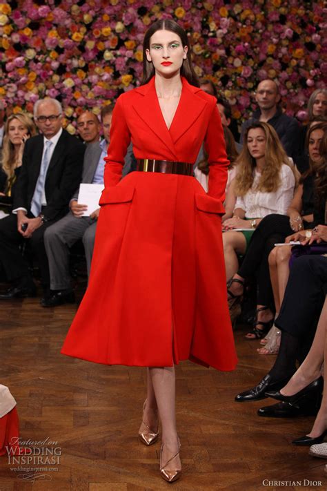 dior red carept|christian Dior red coat.